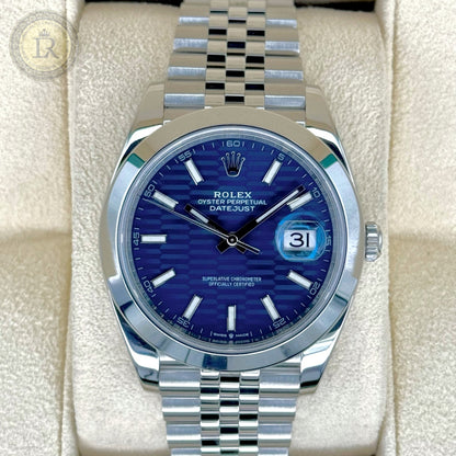 Rolex Datejust Jubilee, Cadran Bleu