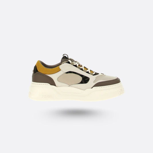 Sneakers Fendi Force - Marron et Jaune