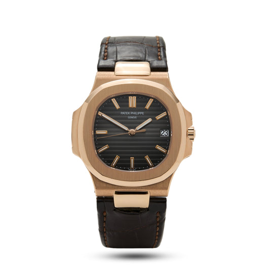 Patek Philippe Nautilus Rose Gold Black Dial