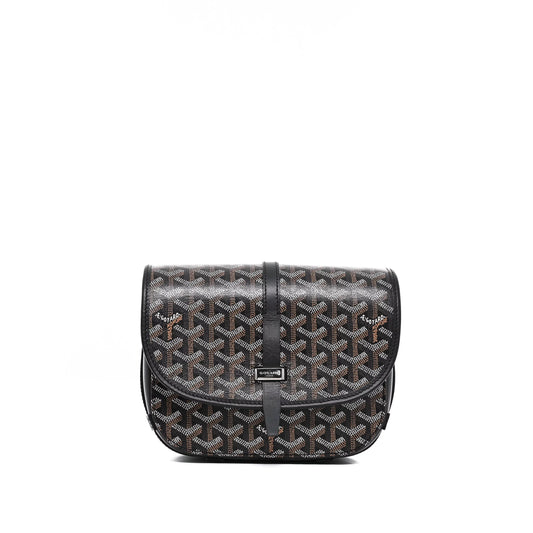 Sac bandoulière Belvédère Goyard Cuir Tricolore